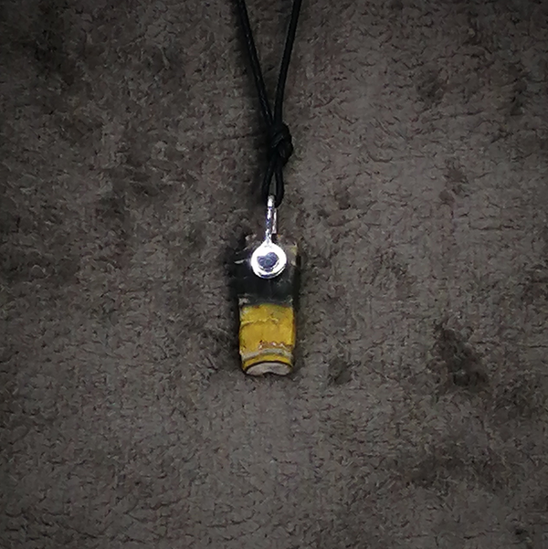 Colgante Jaspe Bumblebee raw