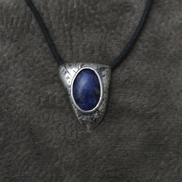 Colgante Lapislázuli Stamp
