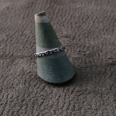 Anillo de plata Stamp