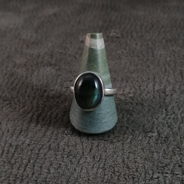 Anillo Labradorita Oval