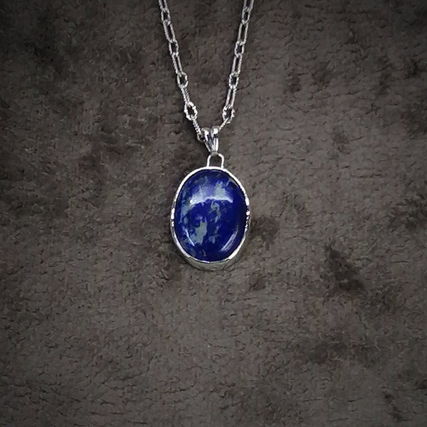 Colgante Lapislázuli Ovalada