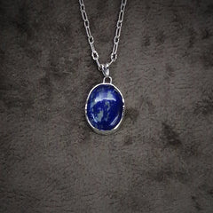 Colgante Lapislázuli Ovalada